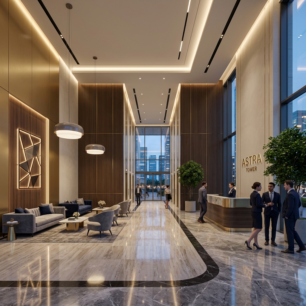 Dhaka Heights Properties Limited Premium Corporate Lobby